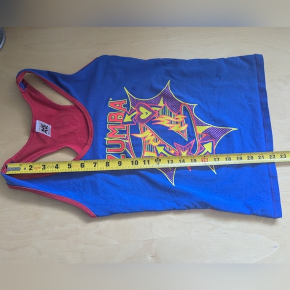 ZUMBA WE AR Tank Top Women Bleu And Red No Size (Looks Like Medium) - Picture 9 of 9